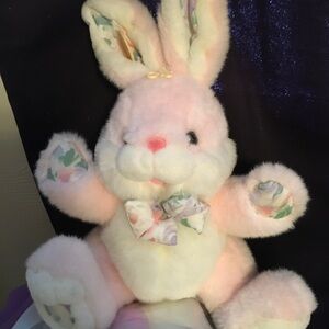 Fluffy Pink Bunny Plush